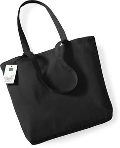 Westford Mill W180 - ORGANIC COTTON SHOPPER Noir