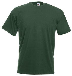 Fruit of the Loom SC221 - T-Shirt Homme Manches Courtes 100% Coton Bottle Green