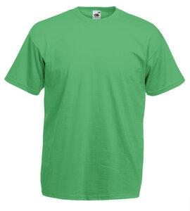 Fruit of the Loom SC221 - T-Shirt Homme Manches Courtes 100% Coton Vert Kelly