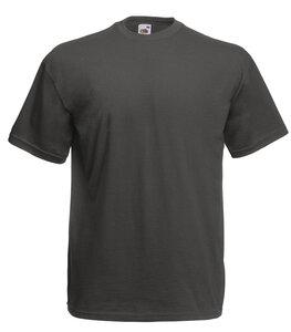 Fruit of the Loom SC221 - T-Shirt Homme Manches Courtes 100% Coton Light Graphite