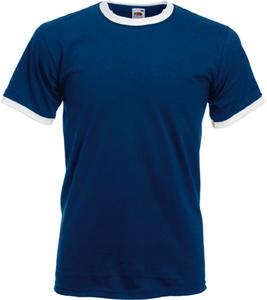 Fruit of the Loom SC61168 - T-Shirt Bicolore Homme Navy/White