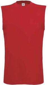 B&C CG157 - T-SHIRT SANS MANCHES Rouge