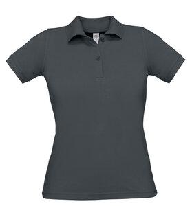 B&C CGPW455 - Polo Piqué Femme Dark Grey