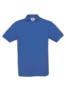 B&C CGSAF - Polo Piqué Homme Royal Blue