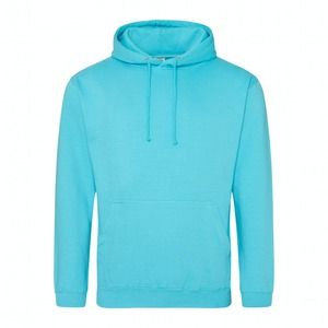 AWDis JH001 - SWEAT-SHIRT CAPUCHE Turquoise Surf