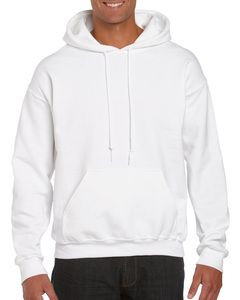 Gildan GI18500 - Sweat à Capuche Homme Blanc