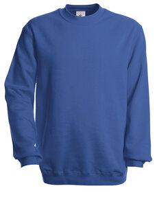 B&C CGSET - Sweat-Shirt Manches Droites Royal Blue