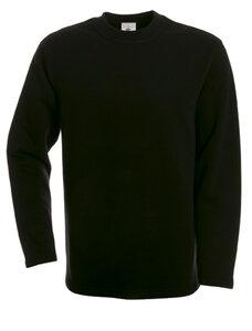 B&C CGWU610 - Sweat-Shirt Coupe Droite Noir