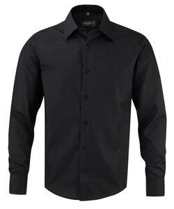 Russell Collection RU958M - Modern Non Iron Shirt - Chemise Manches Longues Coupe Moderne Sans Repassage Pour Homme Noir