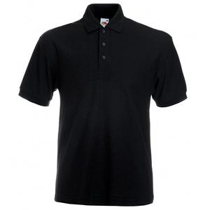 Fruit of the Loom SS204 - Polo 65/35 Heavyweight Noir