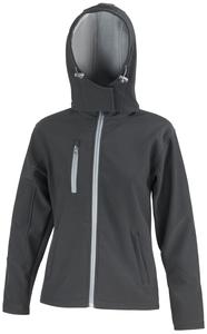 Result Core R230F - Veste softshell à capuche Core TX performance Femme Black/ Grey