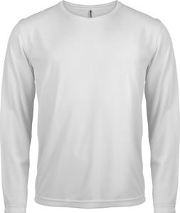 ProAct PA443 - T-Shirt Sport Manches Longues Blanc