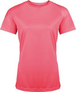 ProAct PA439 - T-SHIRT SPORT MANCHES COURTES FEMME Fluorescent Pink