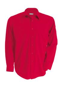 Kariban K545 - JOFREY > CHEMISE MANCHES LONGUES Classic Red