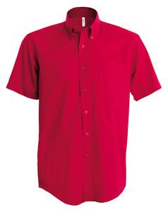 Kariban K543 - CHEMISE POPELINE MANCHES COURTES Classic Red