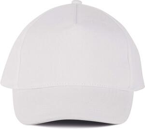 K-up KP124 - CASQUETTE AVEC SANDWICH CONTRASTÉ - 5 PANNEAUX Blanc