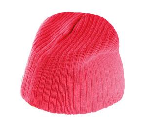 K-up KP517 - BONNET TRICOT CÔTELÉ Strawberry Pink