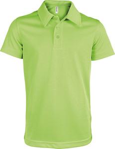ProAct PA484 - POLO SPORT MANCHES COURTES ENFANT Lime