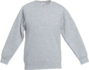 Fruit of the Loom SC62041 - SWEAT ENFANT MANCHES DROITES Heather Grey
