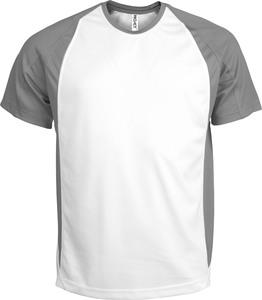 ProAct PA467 - T-SHIRT BICOLORE SPORT MANCHES COURTES UNISEXE