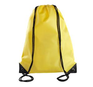 Kimood KI0104 - SAC À DOS AVEC CORDELETTES Jaune