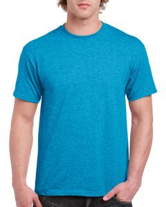 Gildan GI5000 - Tee Shirt Manches Courtes en Coton Heather Sapphire