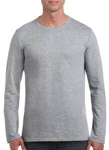 Gildan GI64400 - Tee-Shirt Homme Manches Longues Sport Grey