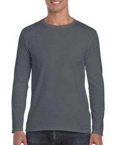 Gildan GI64400 - Tee-Shirt Homme Manches Longues Charcoal