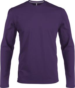 Kariban K359 - T-SHIRT COL ROND MANCHES LONGUES Purple