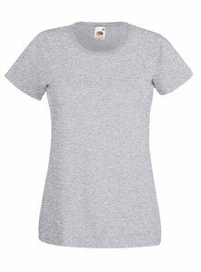 Fruit of the Loom SC61372 - T-Shirt Femme Coton Heather Grey