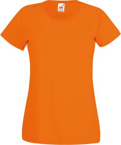 Fruit of the Loom SC61372 - T-Shirt Femme Coton Orange