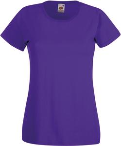 Fruit of the Loom SC61372 - T-Shirt Femme Coton Purple