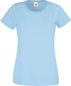 Fruit of the Loom SC61372 - T-Shirt Femme Coton Sky Blue