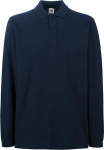 Fruit of the Loom SC63310 - Polo Piqué Manches Longues Deep Navy