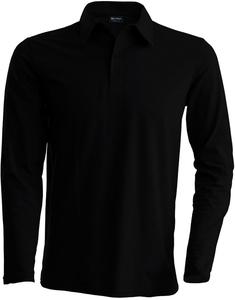 Kariban K243 - POLO MANCHES LONGUES Black/Black