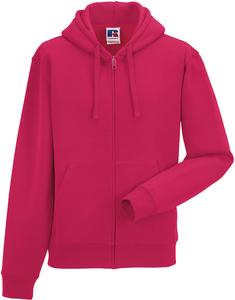 Russell RU266M - Sweat-Shirt Capuche Zippé Fuchsia