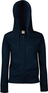 Fruit of the Loom SC62118 - Sweat-Shirt Femme Capuche Zippé Deep Navy