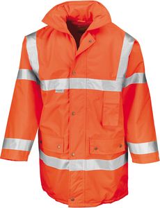 Result R18 - Parka 3/4 Sécurité Haute Visibilité Safety Orange