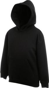 Fruit of the Loom SC62043 - Sweat-Shirt Capuche Enfant Black/Black