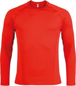ProAct PA005 - T-SHIRT DOUBLE PEAU SPORT MANCHES LONGUES UNISEXE Sporty Red