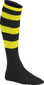 ProAct PA021 - CHAUSSETTES DE SPORT CERCLÉES Black / Sporty Yellow