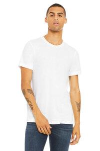 Bella+Canvas BE3413 - T-SHIRT HOMME TRIBLEND COL ROND Blanc Triblend