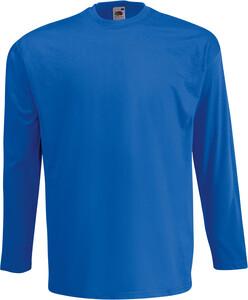 Fruit of the Loom SC201 - T-Shirt Homme Manches Longues Coton Royal Blue