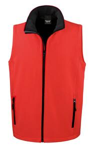 Result R232M - Body Softshell "Printable" Homme Red / Black