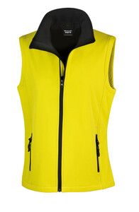 Result R232F - Gilet Polaire sans Manche Femme Yellow / Black