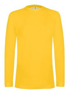 ProAct PA005 - T-SHIRT DOUBLE PEAU SPORT MANCHES LONGUES UNISEXE Sporty Yellow