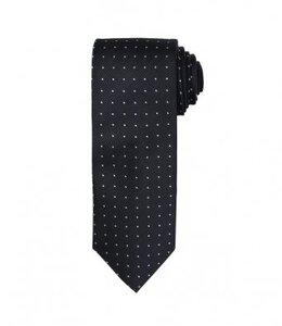 Premier PR781 - Cravate à micro pois Black/Dark Grey