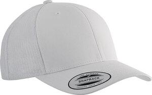 K-up KP912 - Casquette Trucker modèle rétro - 6 panneaux White / White