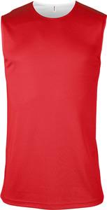 ProAct PA464 - MAILLOT RÉVERSIBLE BASKET-BALL UNISEXE Sporty Red / White