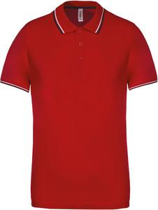 Kariban K250 - POLO MAILLE PIQUÉE MANCHES COURTES Red/ Navy/ White